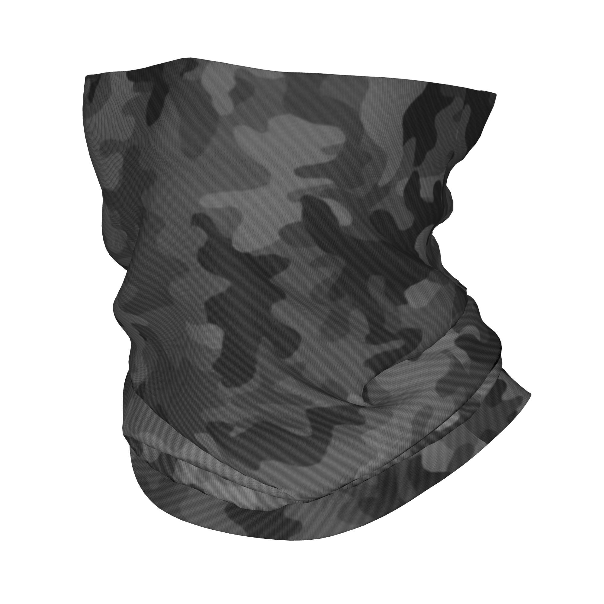 Neck Gaiter Face Cover - Personalizado carbono camo bandana pescoço gaiter