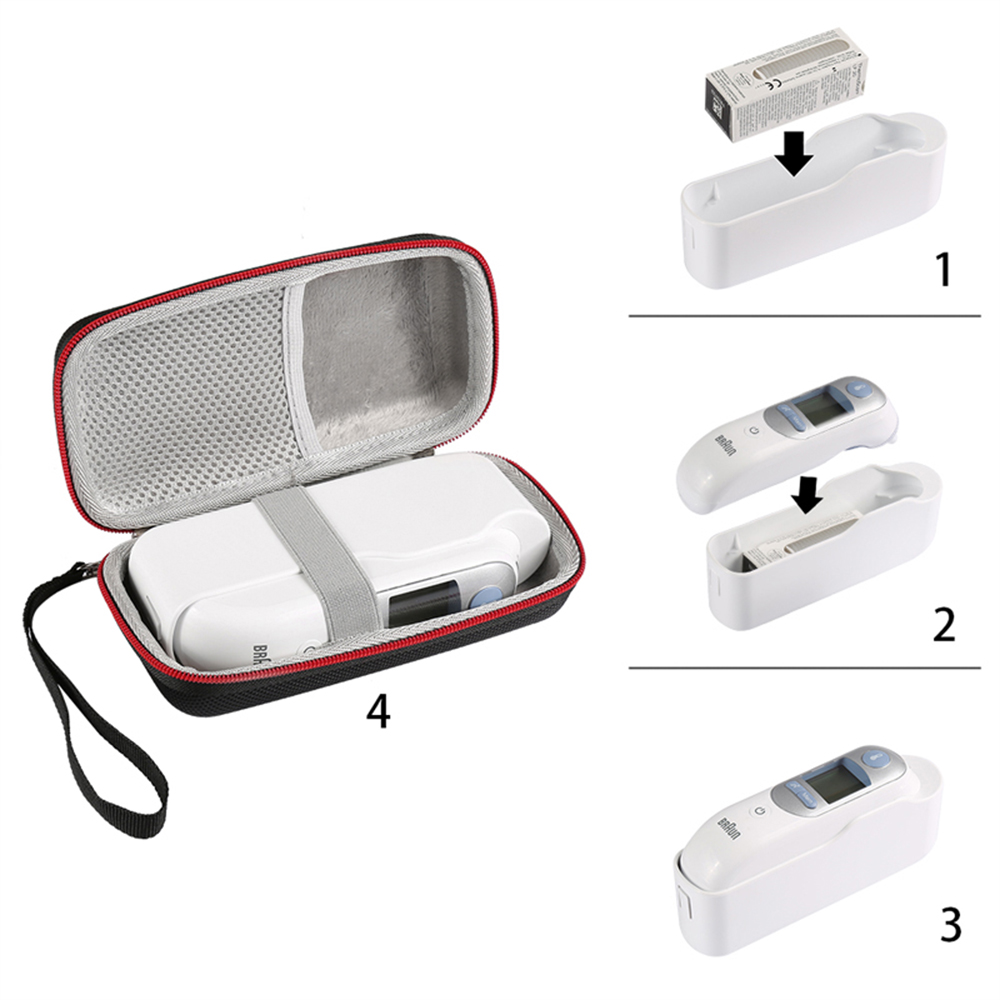Termômetro rígido portátil par - Braun Thermometer Thermoscan 7 avaliação e preço