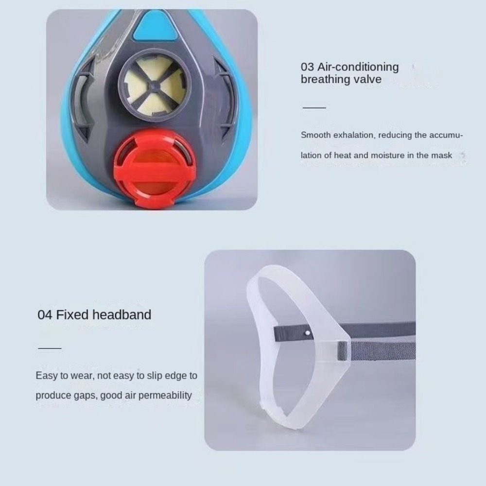 Máscara Facial de Silicone à P - Respirator Half Face avaliação e preço
