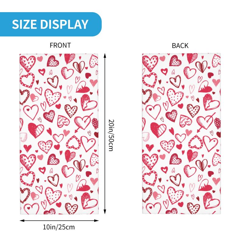 Bandana Rosa Vermelha com Cora - Neck Gaiter Face Cover avaliação e preço