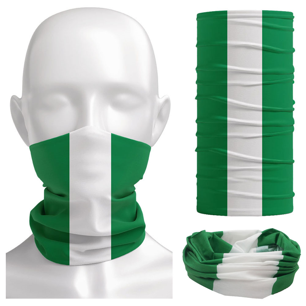 Bandanna da bandeira da Nigéri - Neck Gaiter Face Cover avaliação e preço