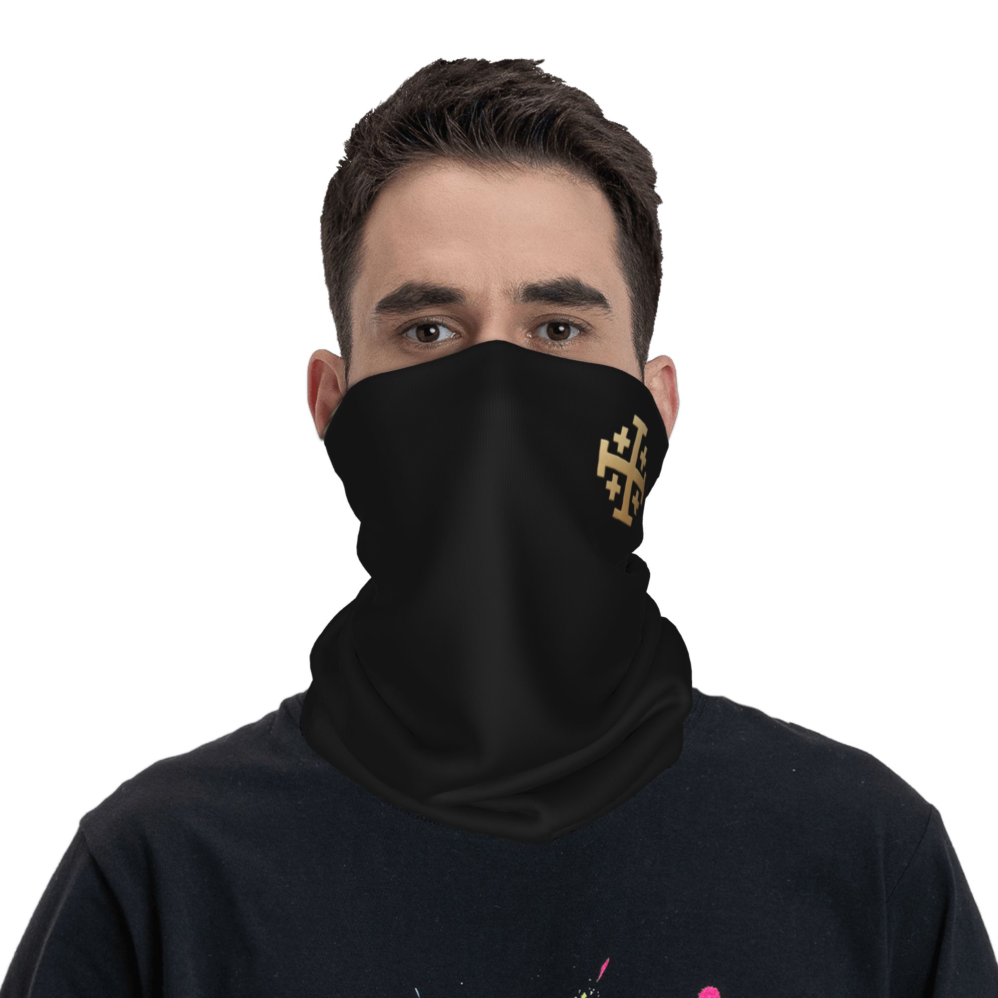 Bandana Cristã Cruz de Jerusal - Neck Gaiter Face Cover avaliação e preço